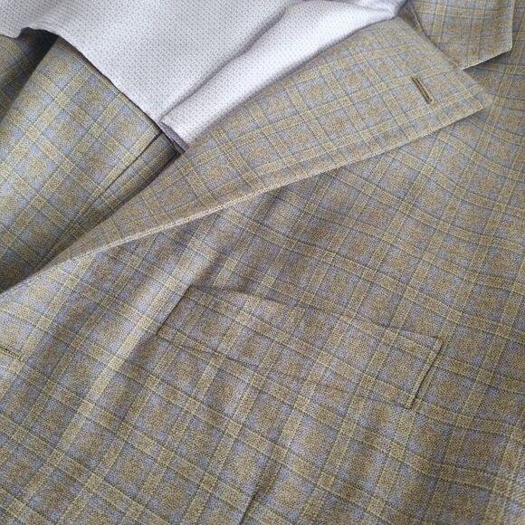 Plaid Wool Blazer by Franck Namani | Ultimum 130's Private Collection | Classic - Picture 6 of 10